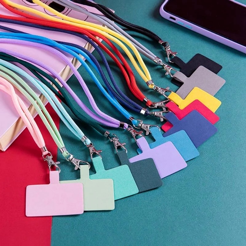 Dây Đeo Cổ Bằng Nylon Mềm Nhiều Màu Tùy Chỉnh Chống Thất Lạc Tiện Dụng Cho Điện Thoại