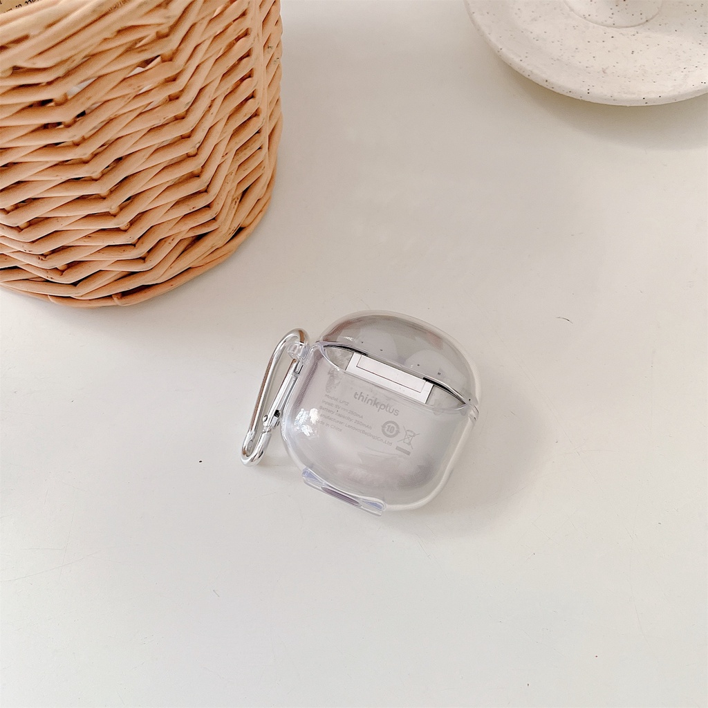 Vỏ Bảo Vệ Hộp Sạc Tai Nghe Không Dây Lenovo Thinkplus LP12 TWS Bằng TPU Mềm Trong Suốt