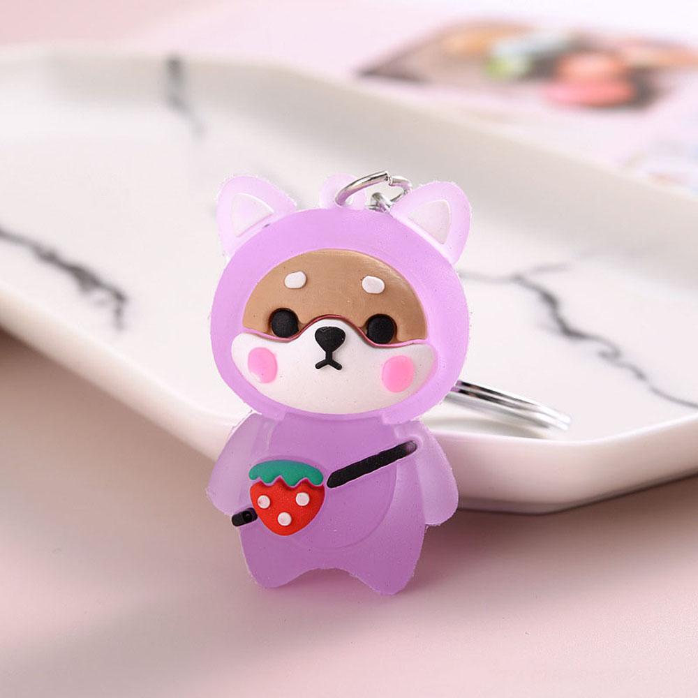 PATRICIA Móc Khóa Hình Chú Chó Shiba Dễ Thương