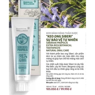 Kem đánh răng thảo mộc Siberian Wellness