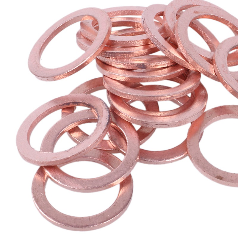 Bộ 20 Vòng Đệm Bằng Đồng 10mm x 14mm x 1mm Chuyên Dụng
