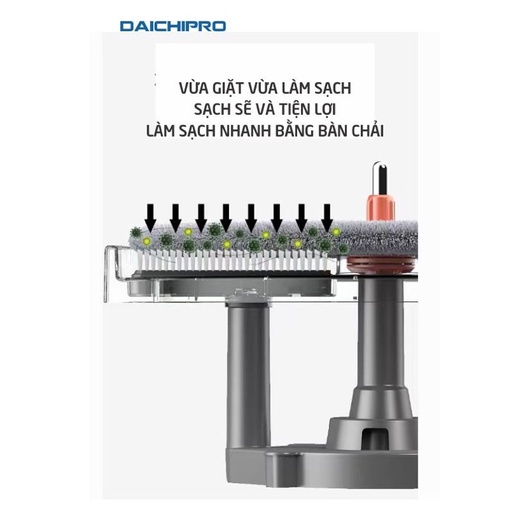 Bộ chổi Lau Nhà Daichipro DCP-5SM, Cây Lâu Nhà Tự Vắt Daichipro DCP-5SM, HÀNG CHÍNH HÃNG