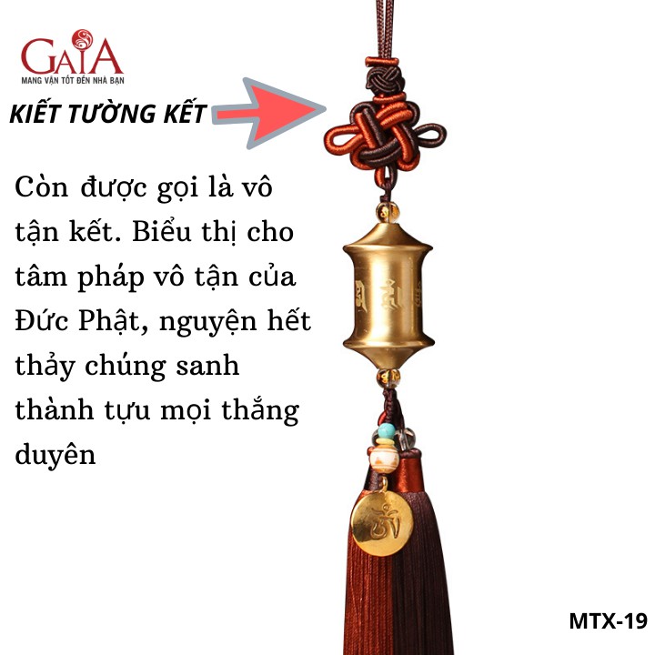 Khánh treo lục tự may mắn, bình an MTX-19