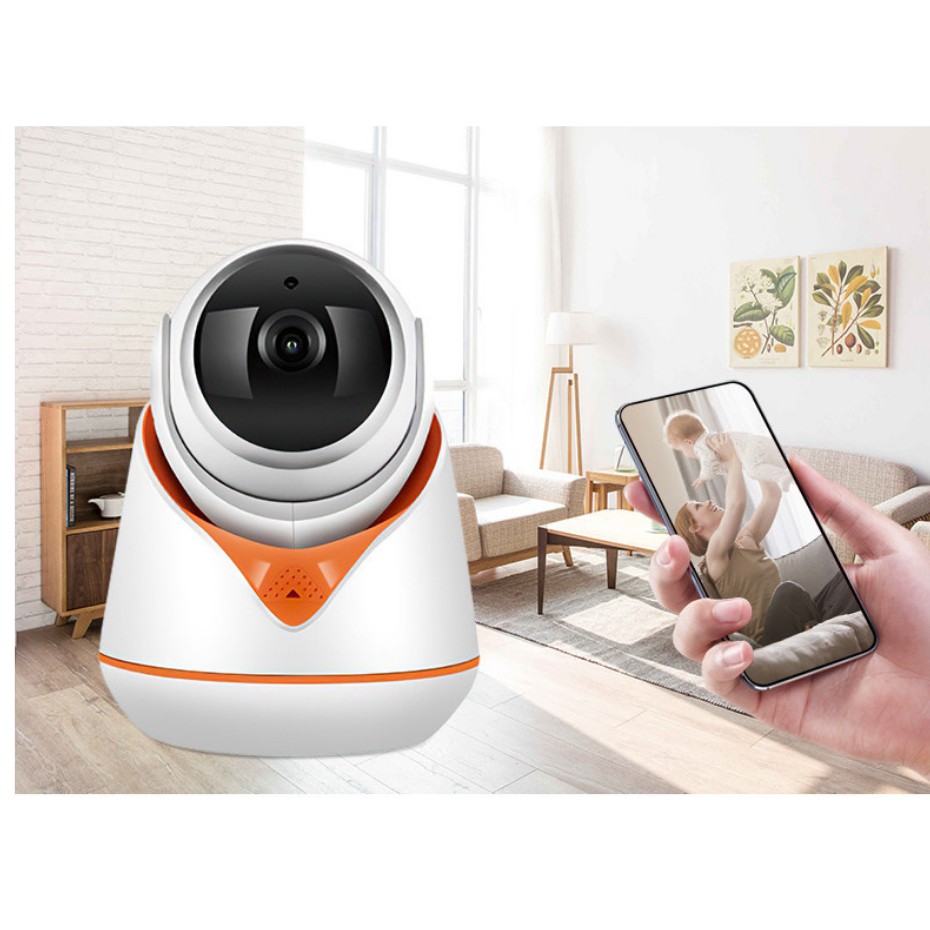 Camera wifi Carecam 18Y5-3.0Mpx-1920x1080p,hình ảnh,hồng ngoại siêu nét,giảm ngược sáng,công nghệ Ai + Kèm Thẻ Nhớ