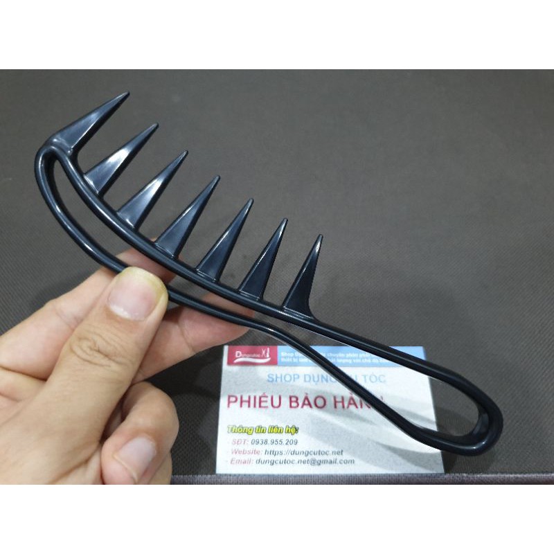 Lược Tạo Kiểu Afro Pick Răng Thưa, Lược Chải Tạo Kiểu Tóc Cho Nam.(Ảnh thật)