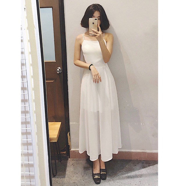 Maxi hở lưng ( có mút sẵn )