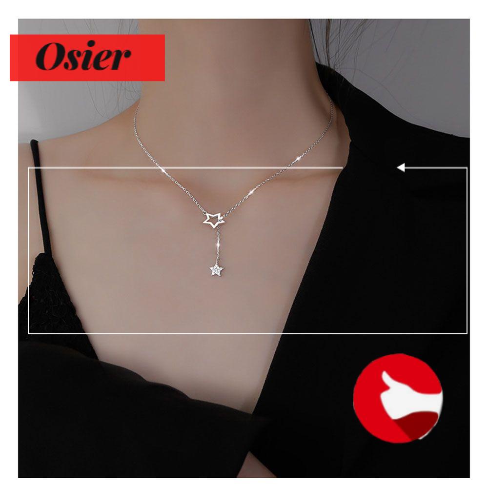 Vòng cổ Mặt Ngôi Sao Rỗng Thanh Lịch Nhiều Màu Sắc Cho Nữ