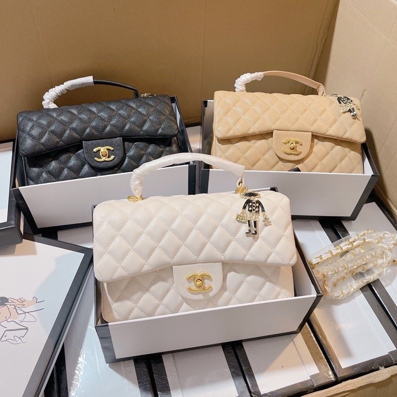 Túi Xách Nữ Đeo Vai,Túi Đeo Chéo Cầm Tay Sai 20 Chất Da Sần Tặng Kèm Cham Có Nhiều Ngăn thiết kế Phong cách mới