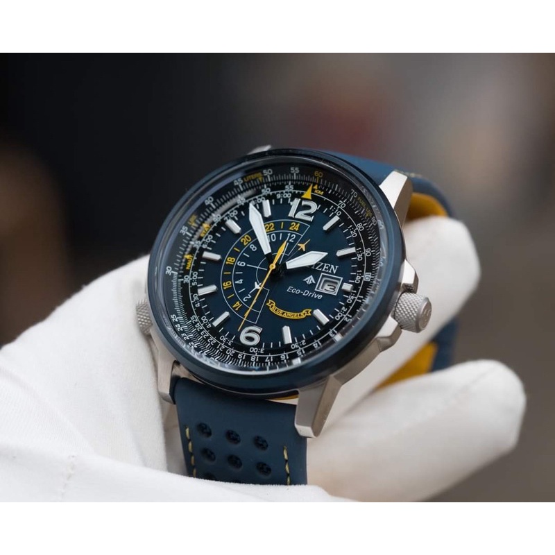 ĐỒNG HỒ NAM CHÍNH HÃNG CITIZEN BJ7007-02L ECO_DRIVE PROMASTER SKY BLUE ANGELS