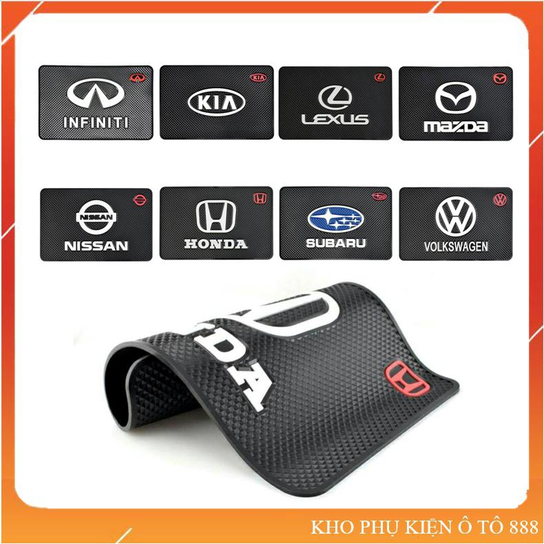 [FREESHIP] [Honda Nissan Toyota Mazda Audi Hyundai] Miếng Dán Chống Trượt Điện Thoại Cao Cấp Logo Các Hãng Xe