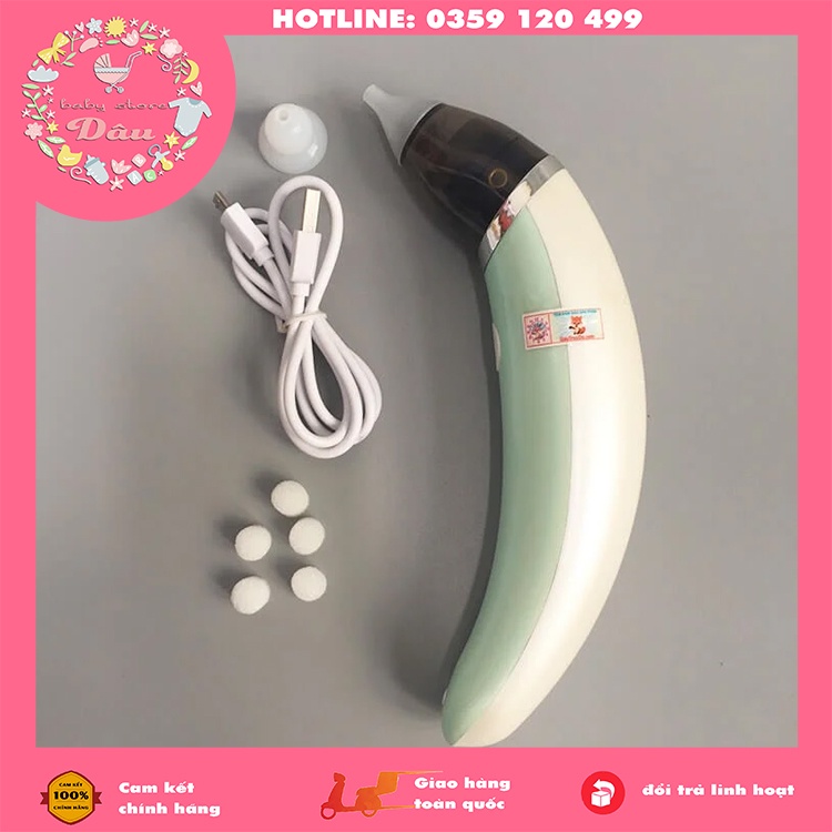Máy hút mũi cho bé Little bees 5 chế độ bảo hành 6 tháng - phù hợp cho bé từ sơ sinh, hút sạch, êm không gây đau