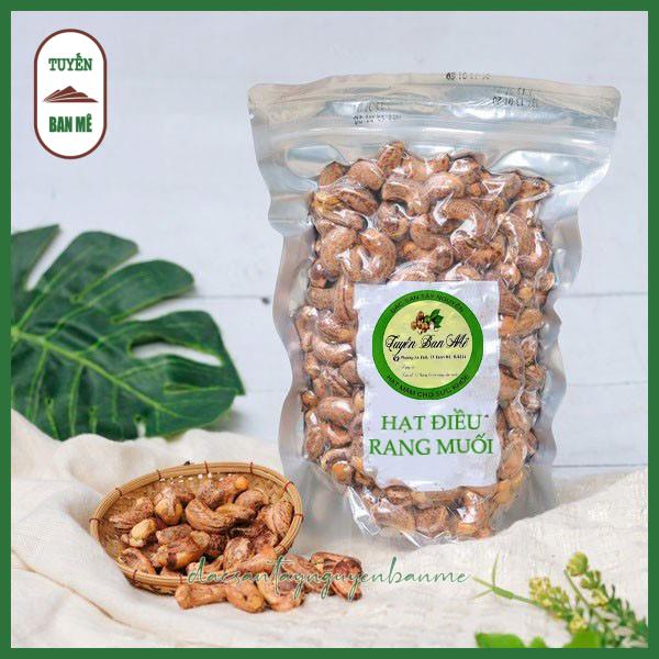 Hạt Điều Rang Muối Nguyên Hạt Hạt Điều Rang Muối Loại 1 Đặc Sản Bình Phước Thơm Ngon 500g Tuyến Ban Mê
