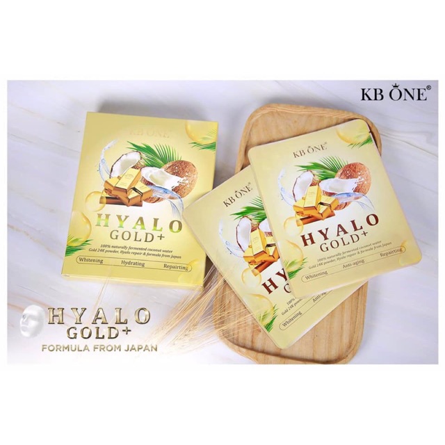 Mặt Nạ Dừa Hyalo Gold Kbone