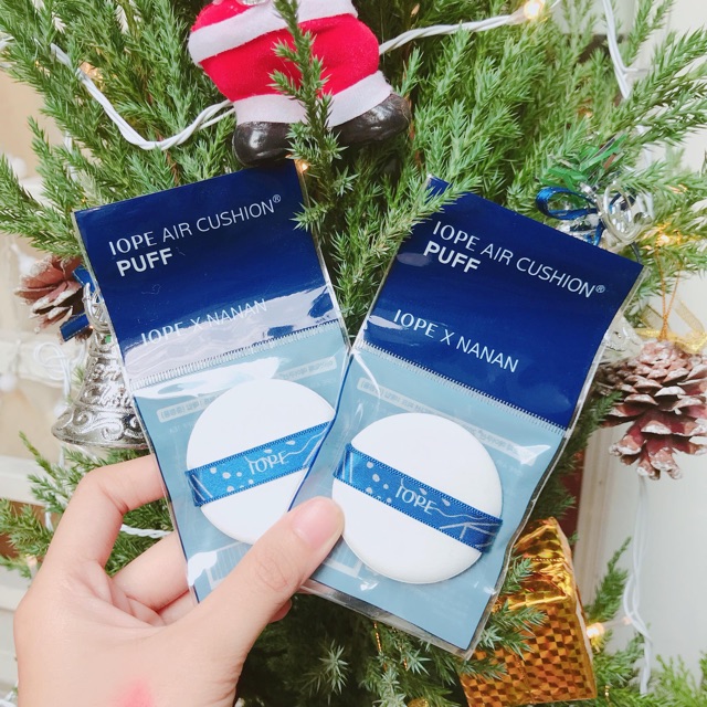 Bông mút đánh kem nền, cushion Sulwhasoo/Innisfree