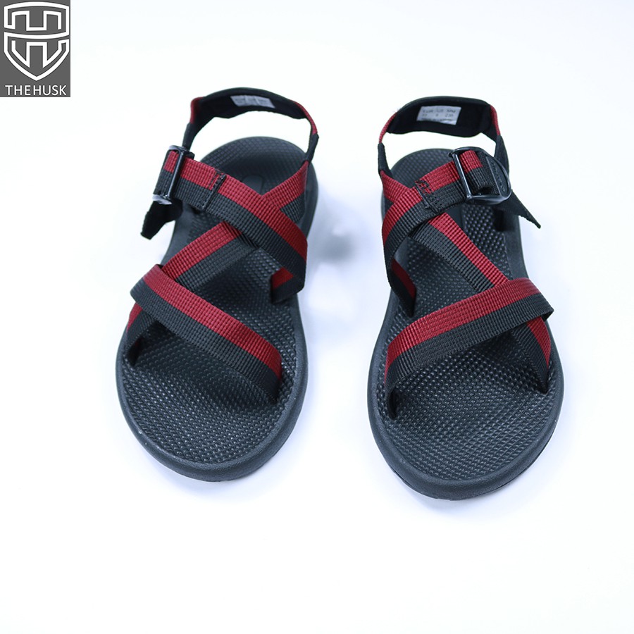 Giày Sandals Unisex HuuCuong &TheHusk Quai Chéo Quai Dù Đế Cao Su - TH5