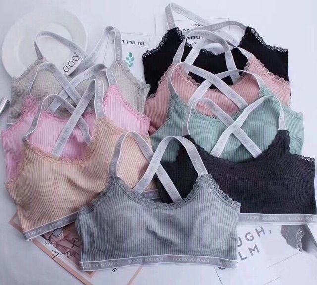 Bộ đồ lót nữ không gọng đệm mỏng bàn tay siêu xinh