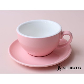 BỘ TÁCH CAPPUCCINO 250ML – HỒNG