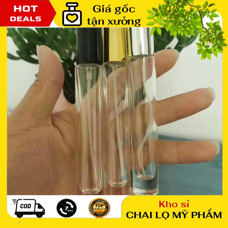 Lọ Chiết Nước Hoa ❤ GIÁ TẬN GỐC ❤ Lọ chiết nước hoa Tròn 10ml cao dày đựng dầu thơm , phụ kiện du lịch