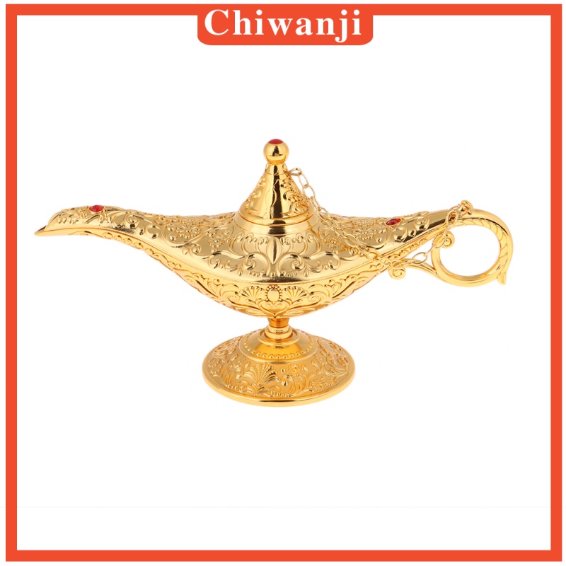 [CHIWANJI] 2xVintage Aladdin Genie Light Lamp Tabletop Accent Decorations