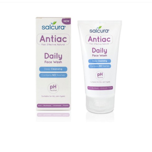 SỮA RỬA MẶT NGĂN NGỪA MỤN - Salcura Daily Antiac FACE WASH - 150ml