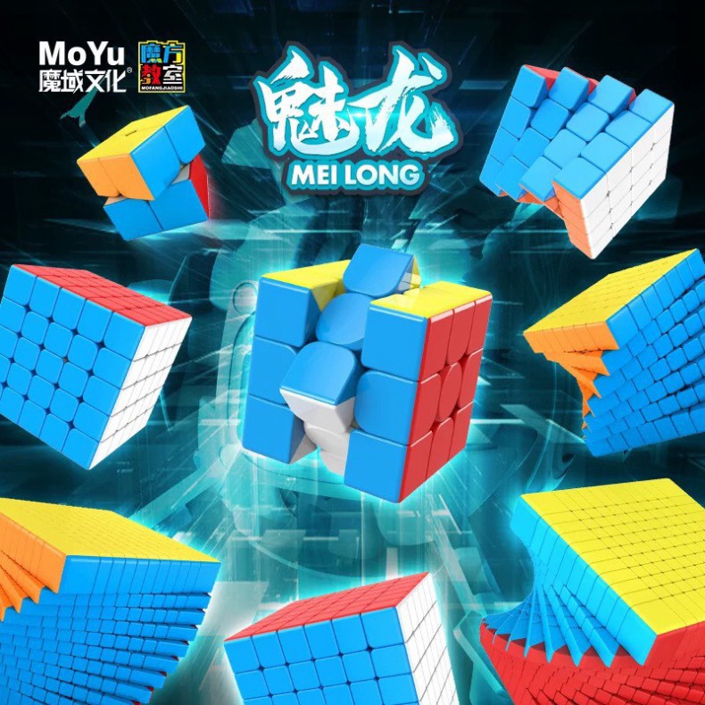 Rubik 2x2, 3x3, 4x4, 5x5, 6x6, 7x7, Megaminx, Pyraminx, Skewb, Square-1, Mastermorphix - Rubik Không Viền Cao Cấp