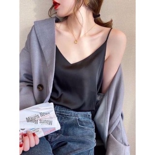 💜 ÁO 2 DÂY LỤA CỔ TIM 💜