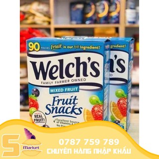 【SòMarket】Kẹo Dẽo Welch's Hộp 90goi