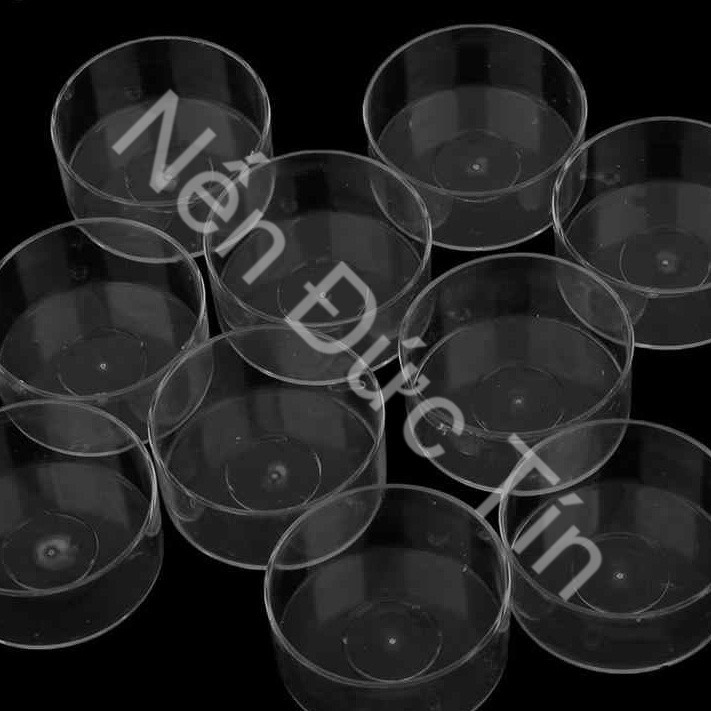 Cốc nhựa tealight Đức Tín cao cấp chịu nhiệt an toàn cho người sủ dụng