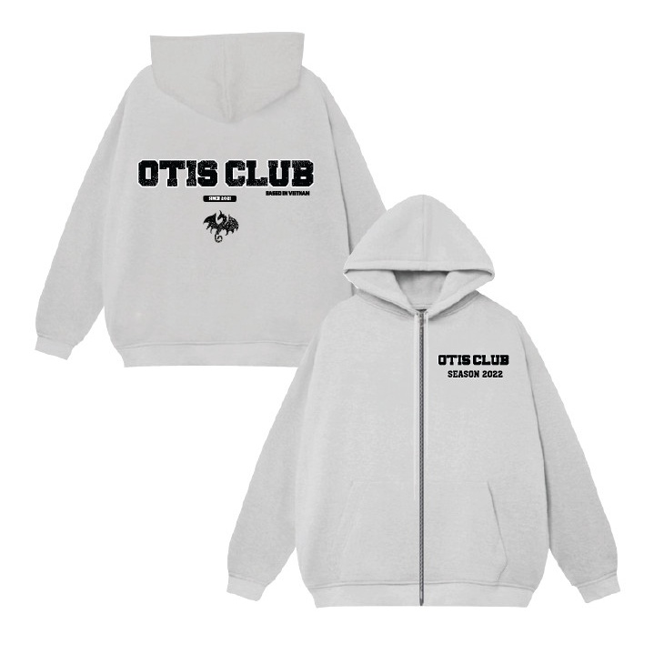 Áo Khoác Zip Local Brand Unisex Otis Club - Hoodie Zip Kéo Otis