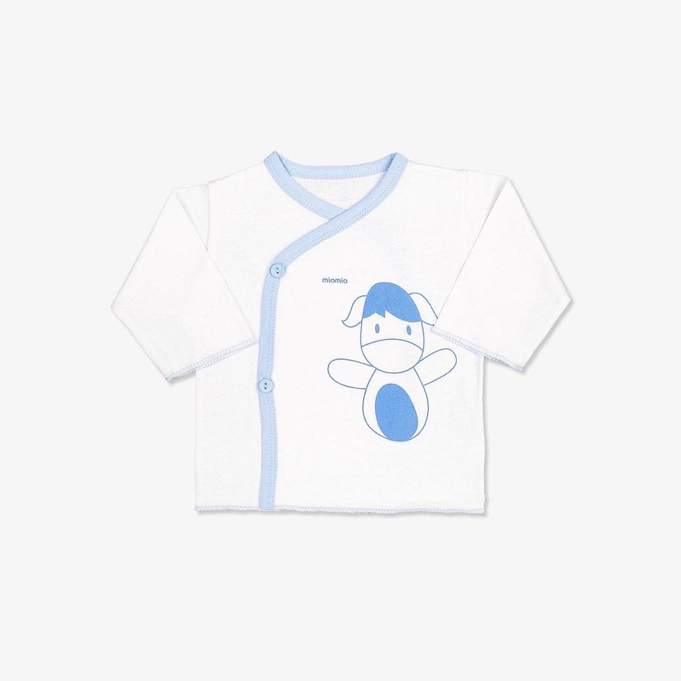 Quần Đáy Liền, Áo Sơ Sinh Cài Chéo MIOMIO, Họa Tiết: Thỏ Chó Cho Bé Trai Bé Gái (Từ 0-6 tháng), Vải Cotton