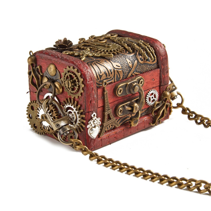 Túi Đeo Chéo Đựng Điện Thoại Phong Cách Steampunk