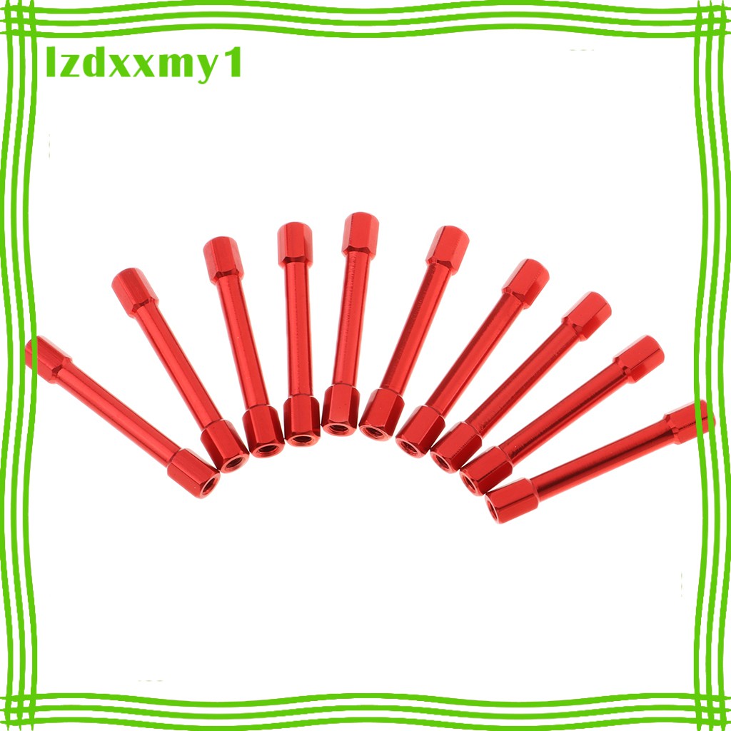 Set 10 Cột Nhôm M3 Màu Đỏ Cho Máy Bay Điều Khiển Từ Xa FPV