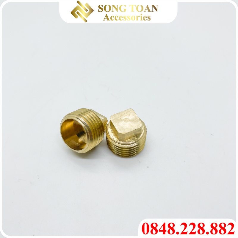 Đầu Bịt - Bít Ren Ngoài Đúc Khuôn - Bằng Đồng Thau Bước Ren 21 27 Thông Dụng Các Thiết Bị Tại Việt Nam Endcap Fitting