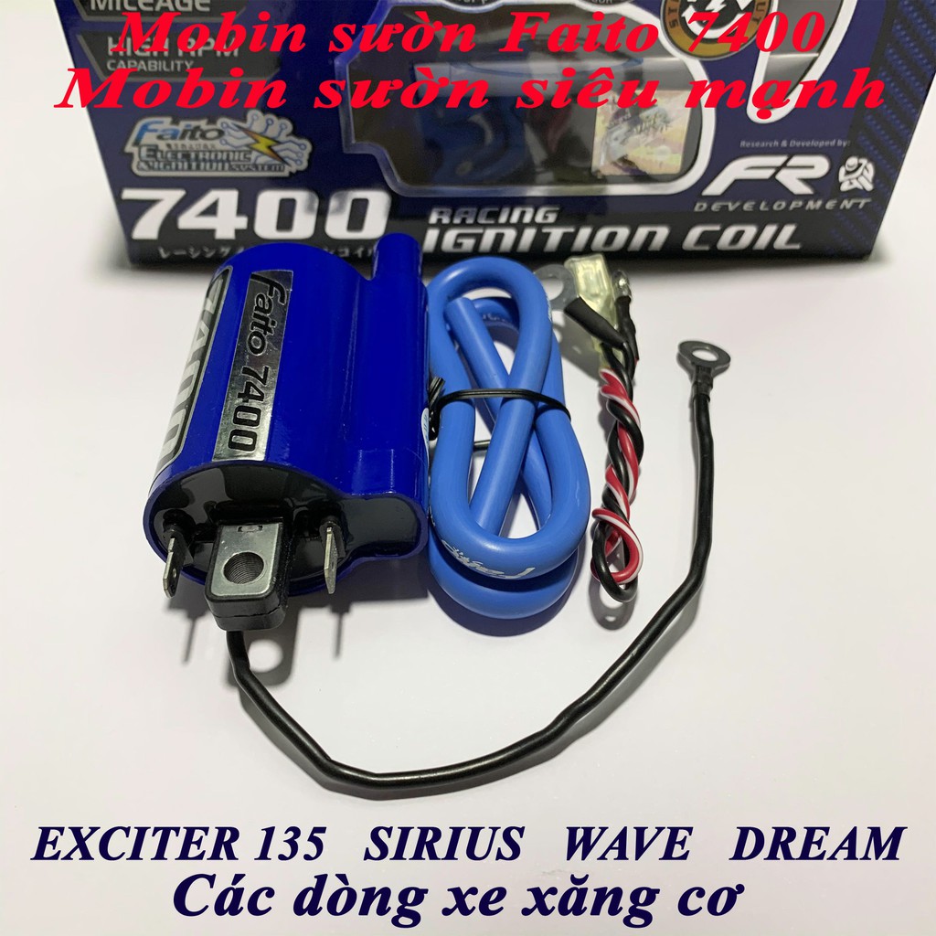 Mobin sườn Faito cho Exciter 135 Sirius Wave Dream - Malaysia