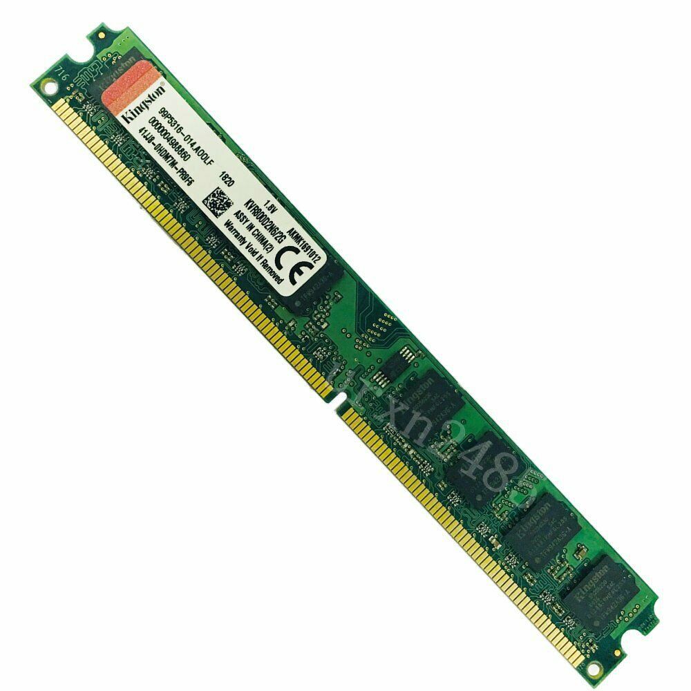 Thẻ Nhớ Kingston 2GB DDR2 RAM 800MHz Cho PC RAM PC2-6400U
