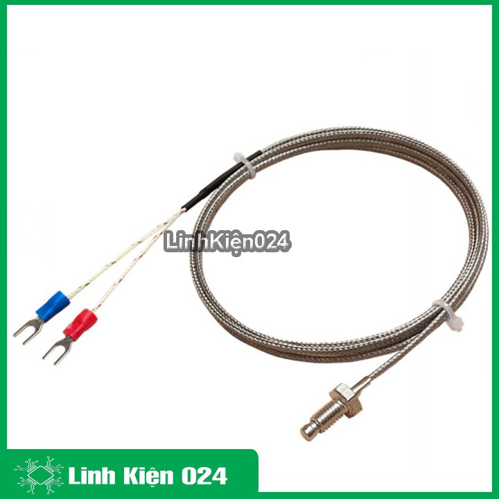 Đầu Dò Cảm Biến Nhiệt Độ K WRN-M6 20mm Dây Dài 5 Mét