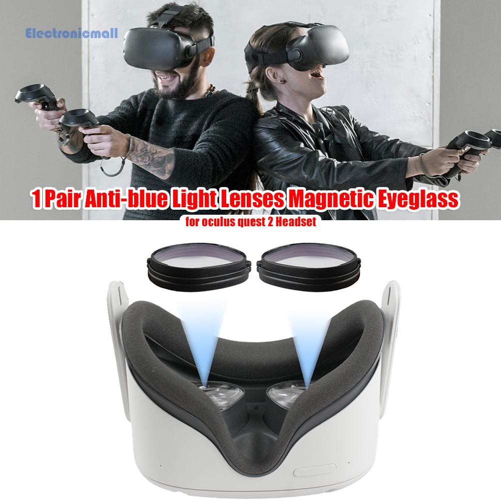 1 Cặp Khung Nam Châm Chống Ánh Sáng Xanh Cho Oculus Quest 2