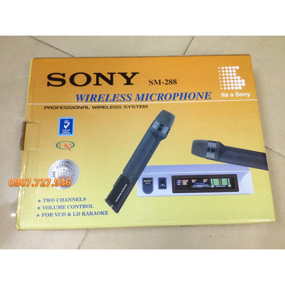 2 Micro không dây SONY – Hát KARAOKE tốt nhất giá rẽ