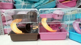 Lồng Hamster - Lồng Size Nhỏ ( 2 tầng )