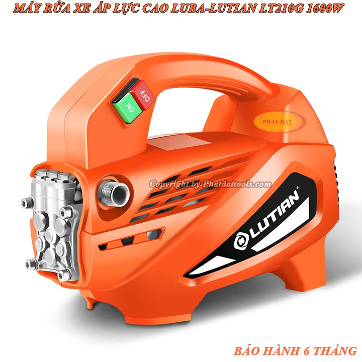 Máy rửa xe LUTIAN LT210G-1600 [Bảo hành 6 tháng]-Đầy đủ phụ kiện+bình bọt tuyết.