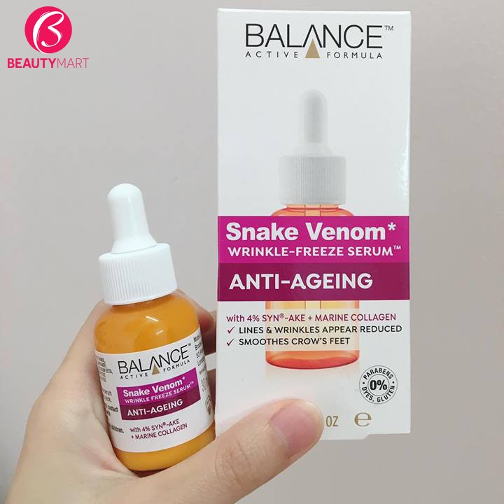 Serum chống lão hóa nọc rắn Balance Active Formula Snake Venom Wrinkle Freeze