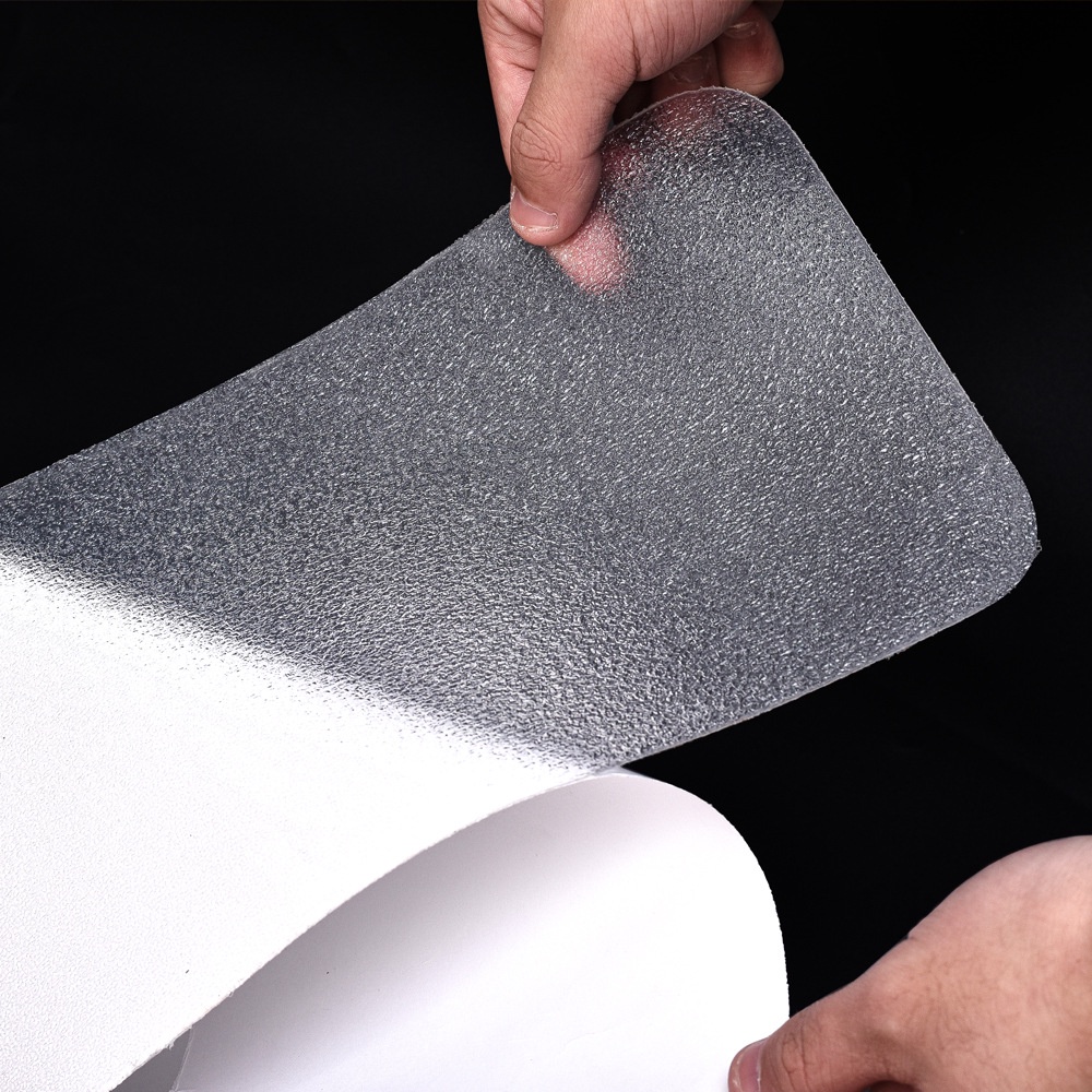 Miếng Dán Sàn Nhà / Cầu Thang Bằng PEVA Trong Suốt Chống Trượt Tiện Dụng Cho Nhà Tắm