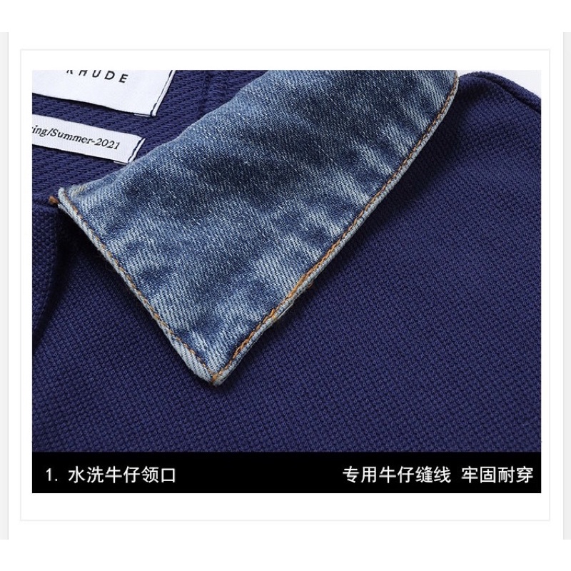 ⚡️⚡️ Áo Sweater Polo RHUDE  - POLO SWEATER CUSTOM RHUDE/ Sweater Sơn Tùng- polo Sơn Tùng