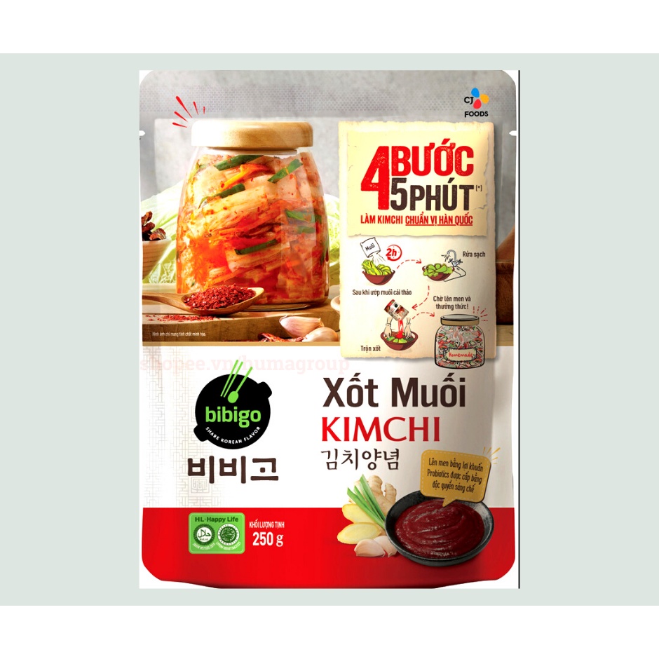 Sốt Muối Kim Chi Hàn Quốc CJ FOODS 250g – Gia Vị Xốt Làm Kim Chi