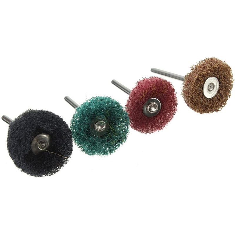 Bánh xe mài mòn , Bộ bánh xe đánh bóng đệm 80 '150 '240 '300 Grit cho Dụng cụ quay Dremel '40Pcs)