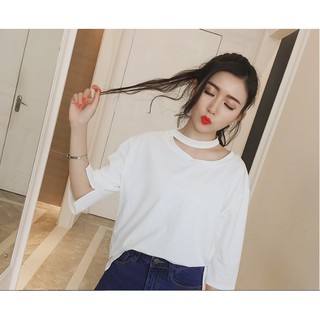 Áo Lệch Vai Dây Cổ