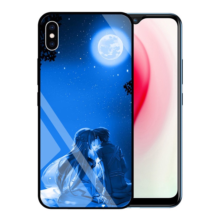 &quot;Ốp lưng IPhone Xs Max &quot; Mặt kính 3D sang trọng_Không Nhòe, Không Phai Hình ( Tim shop )