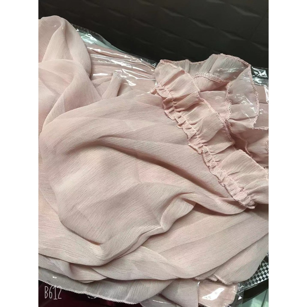 Áo Khoác Voan Mỏng Form Rộng Nhún Tay Bèo C1095 | BigBuy360 - bigbuy360.vn