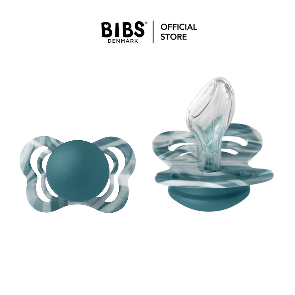 Ti Ngậm Giả Cho Bé BIBS Couture Tie Dye Đan Mạch Chính Hãng Núm Vát Chất Liệu Silicone An Toàn Mềm Mại