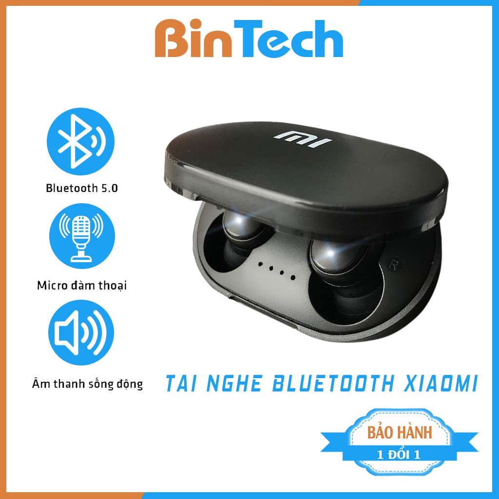 Tai Nghe Bluetooth Xiaomi Redmi 2 Âm Thanh Cực Chất Cảm Biến 1 Chạm Chống Nước Hiệu Quả - BINTECH